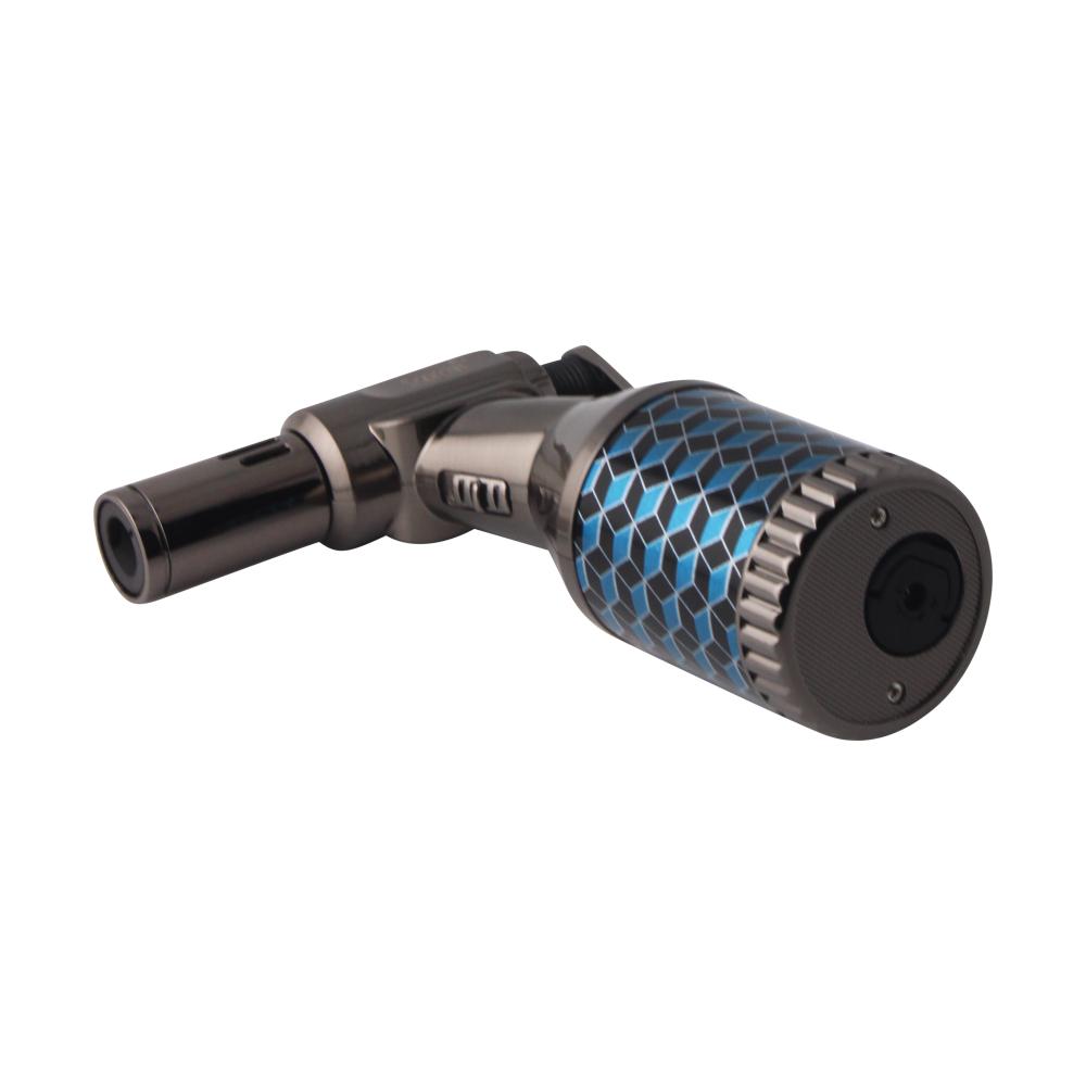 Scorch Pro Grip Single Flame Torch Lighter-Blue