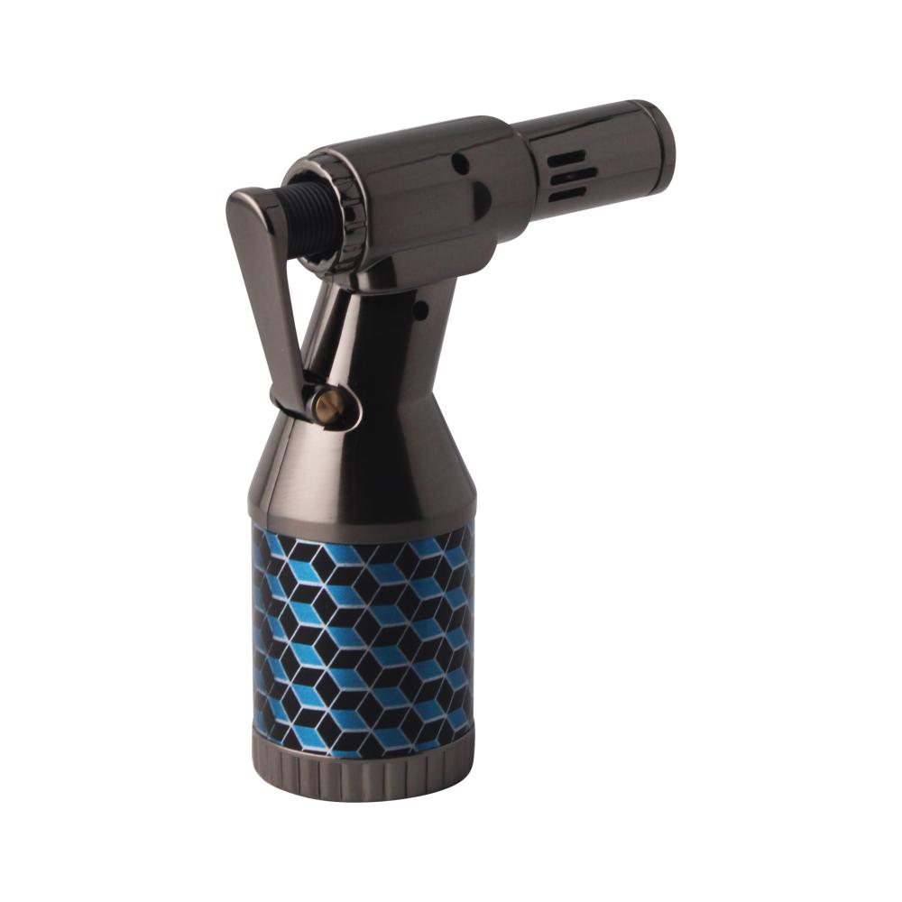 Scorch Pro Grip Single Flame Torch Lighter-Blue
