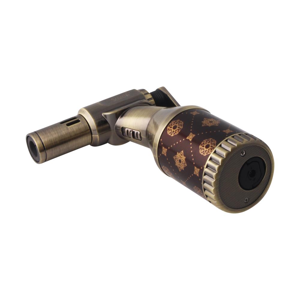 Scorch Pro Grip Single Flame Torch Lighter-Gold