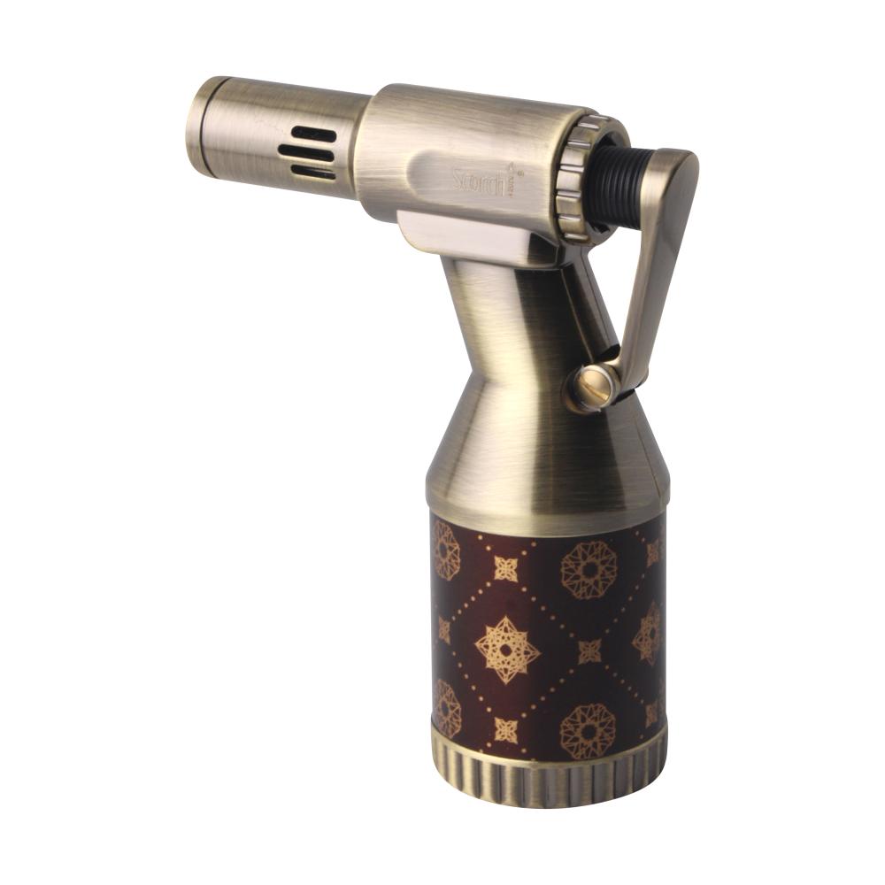 Scorch Pro Grip Single Flame Torch Lighter-Gold