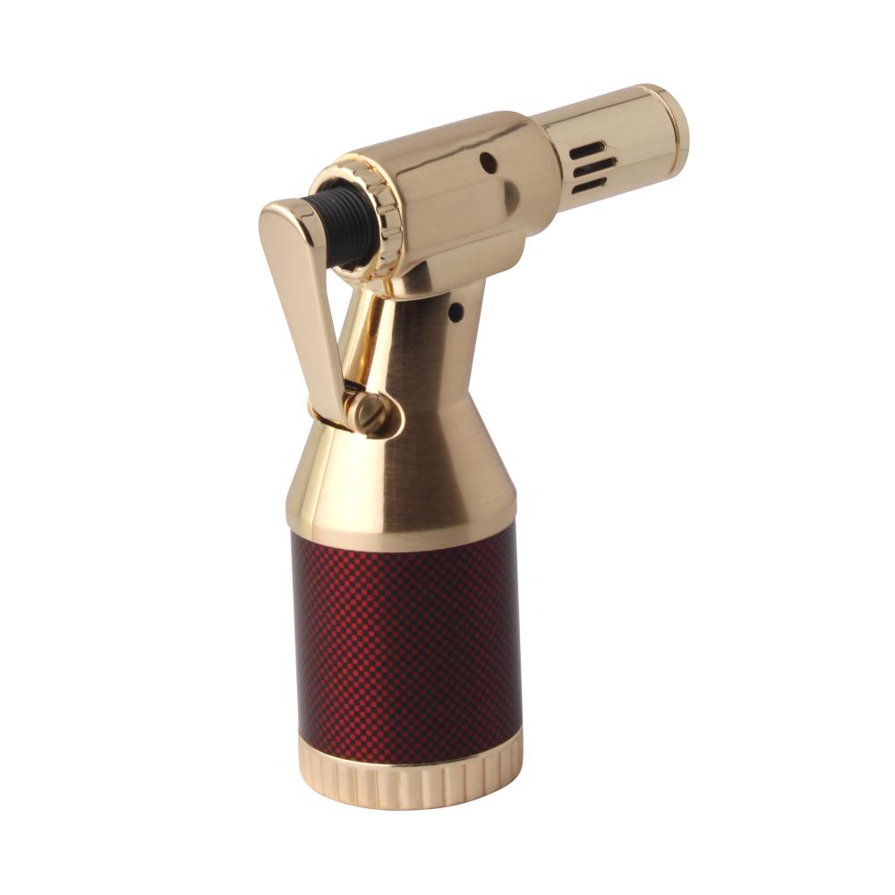 Scorch Pro Grip Single Flame Torch Lighter-Red