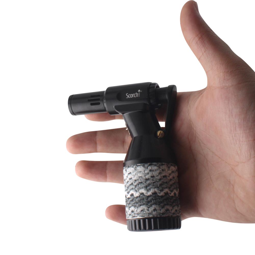 Scorch Pro Grip Single Flame Torch Lighter-White