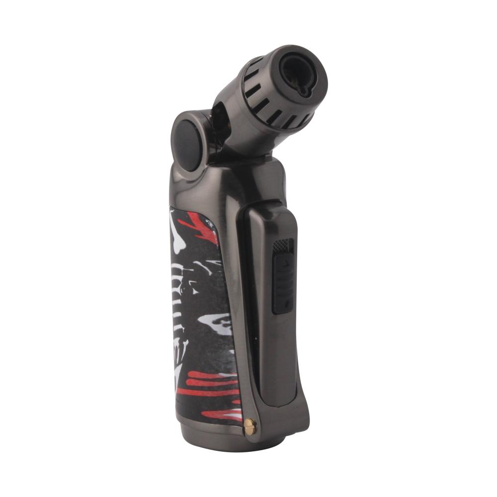 Scorch Reaper Adjustable Single Flame Torch Lighter-Black