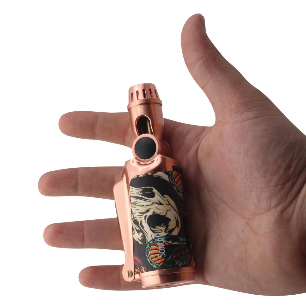 Scorch Reaper Adjustable Single Flame Torch Lighter-Rose Gold