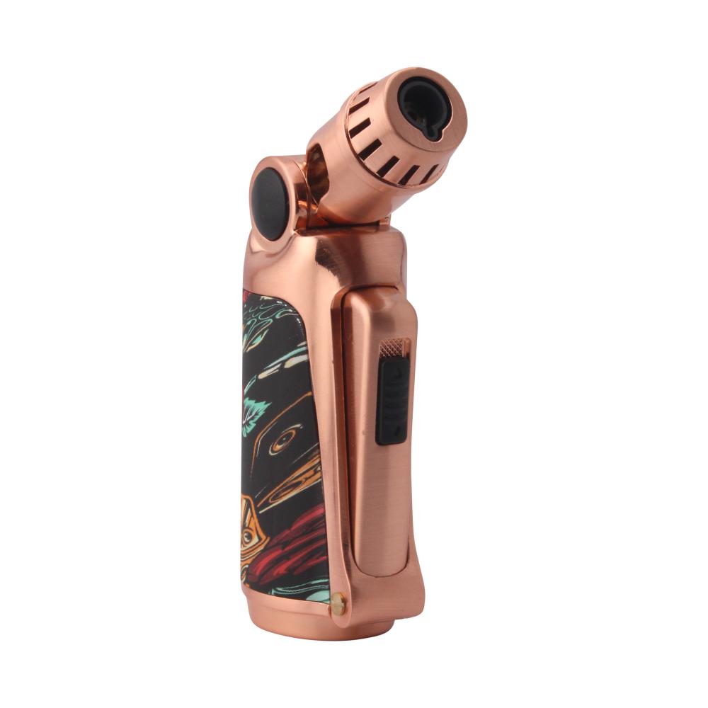 Scorch Reaper Adjustable Single Flame Torch Lighter-Rose Gold