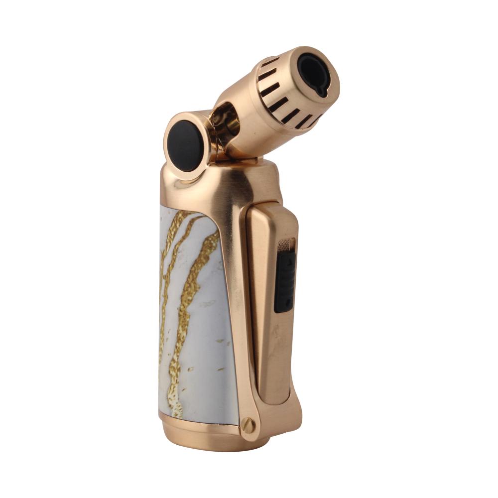 Scorch Reaper Adjustable Single Flame Torch Lighter-White