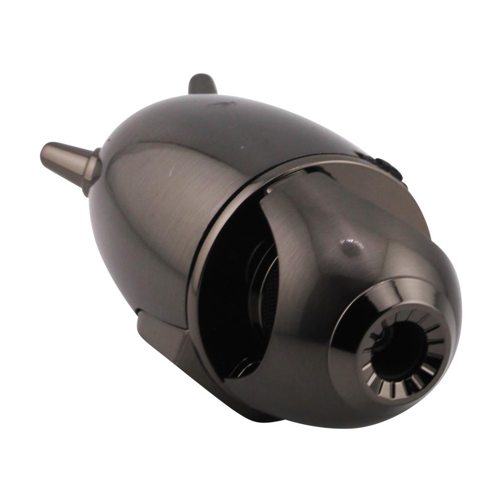 Scorch Rocket Design Torch Lighter Single Flame-Black