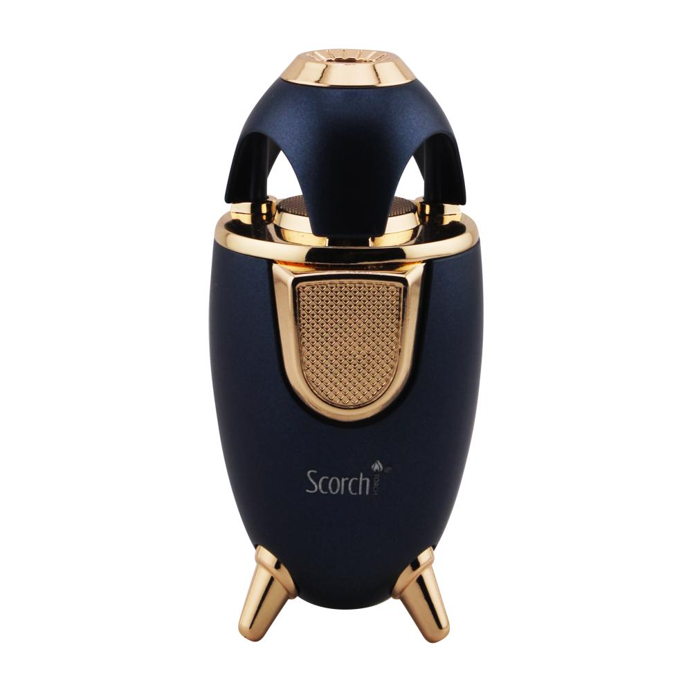 Scorch Rocket Design Torch Lighter Single Flame-Blue