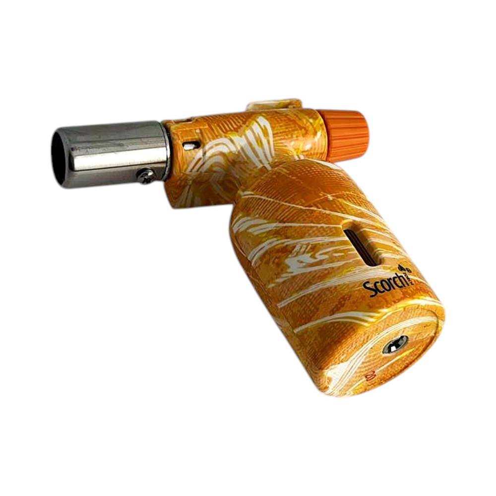 Scorch S Mix Design Torch Lighter Single Flame-Orange