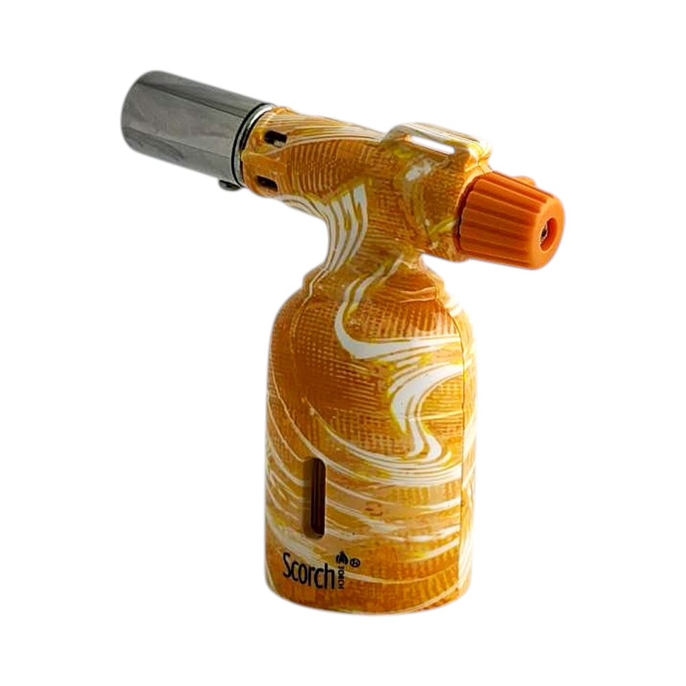 Scorch S Mix Design Torch Lighter Single Flame-Orange