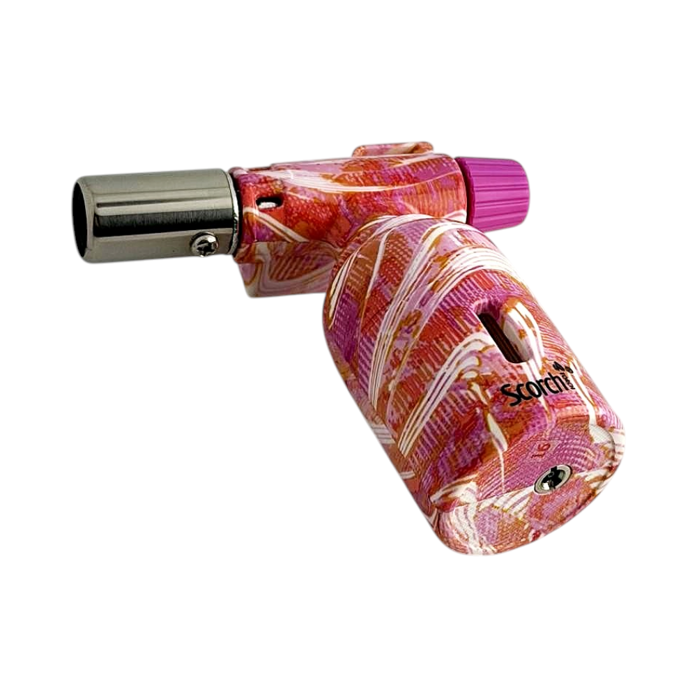 Scorch S Mix Design Torch Lighter Single Flame-Pink