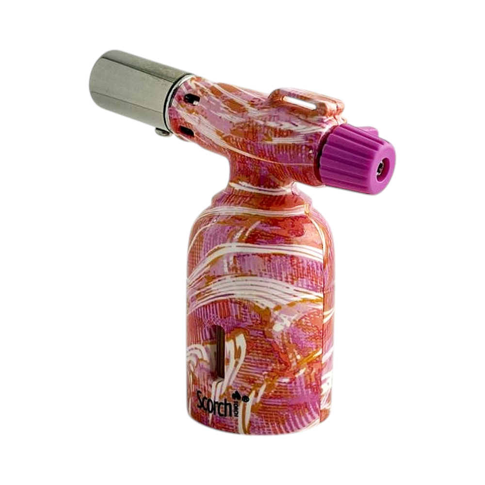 Scorch S Mix Design Torch Lighter Single Flame-Pink