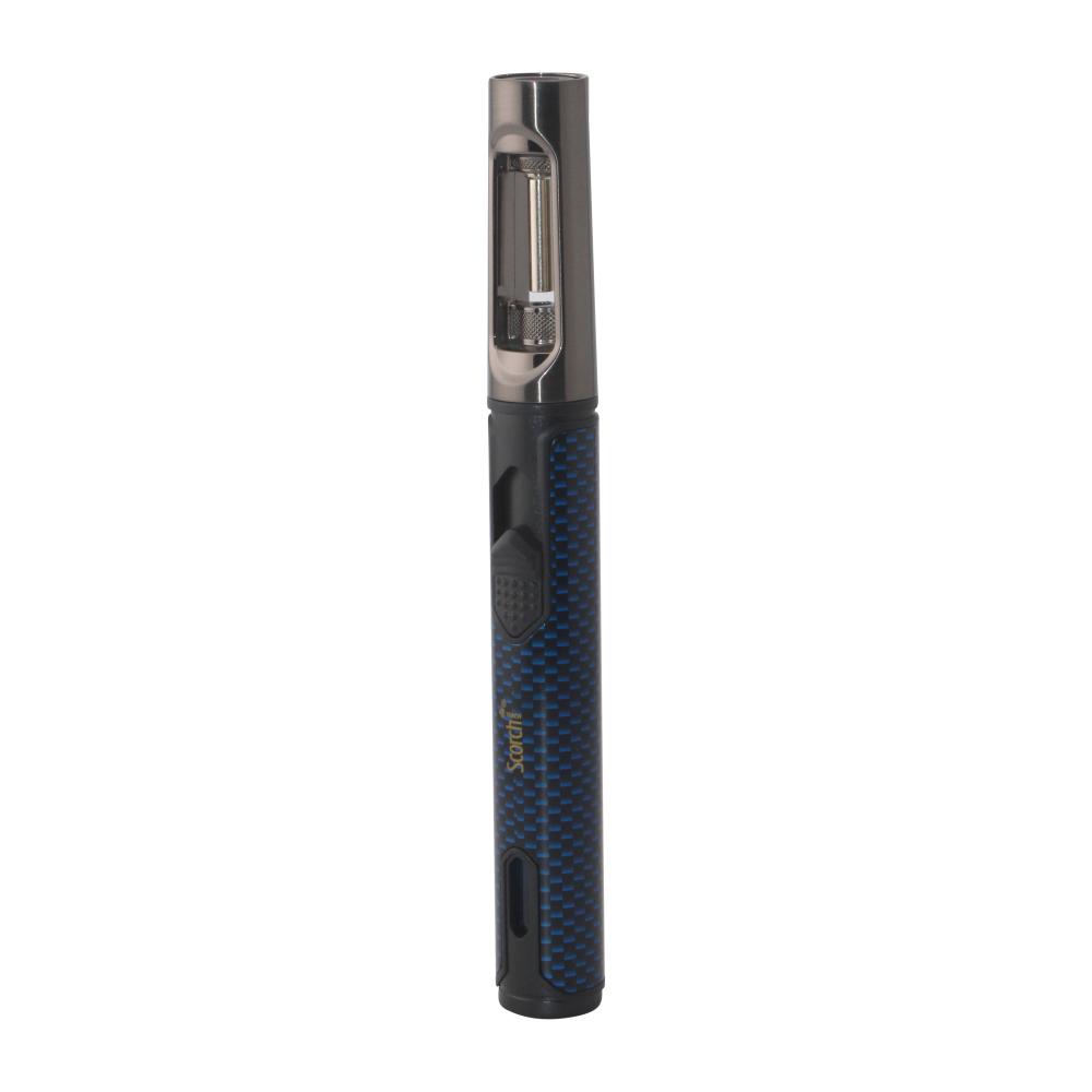 Scorch Slim Pencil Single Flame Torch Lighter-Blue