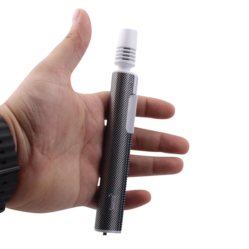 Scorch Slim Single Flame Torch Lighter-Silver