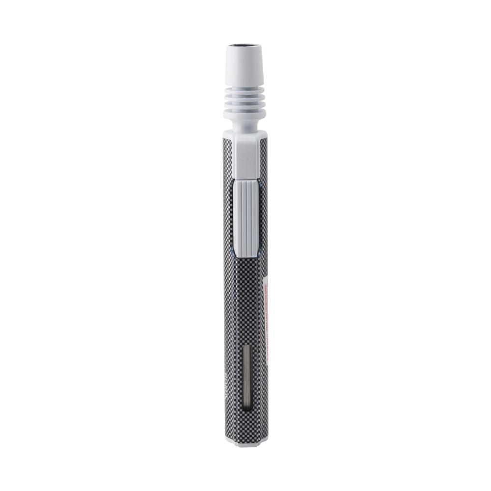 Scorch Slim Single Flame Torch Lighter-Silver