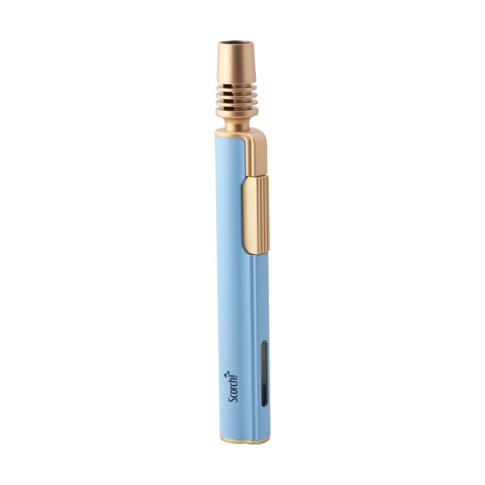 Scorch Slim Single Flame Torch Lighter-Sky Blue