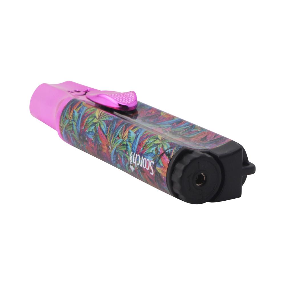 Scorch Smile Torch Lighter Single Flame-Purple