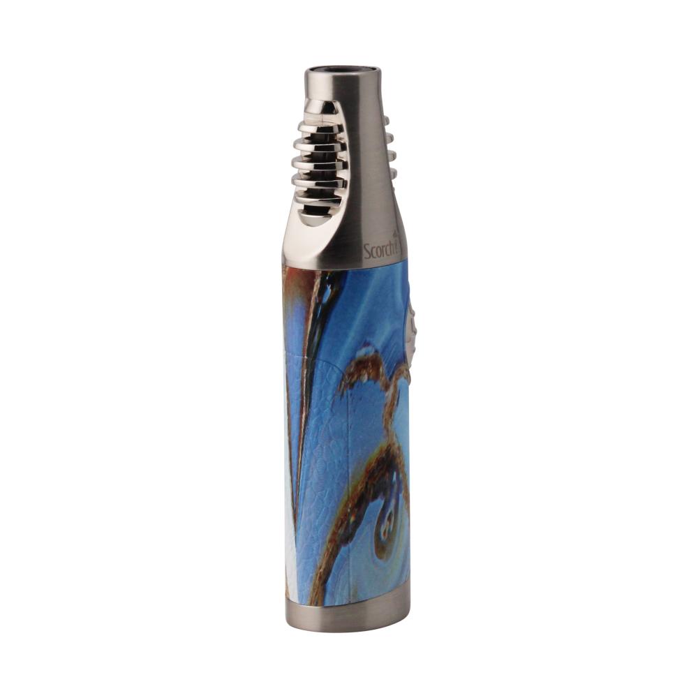 Scorch Vento Precision Torch Lighter Single Flame-Blue