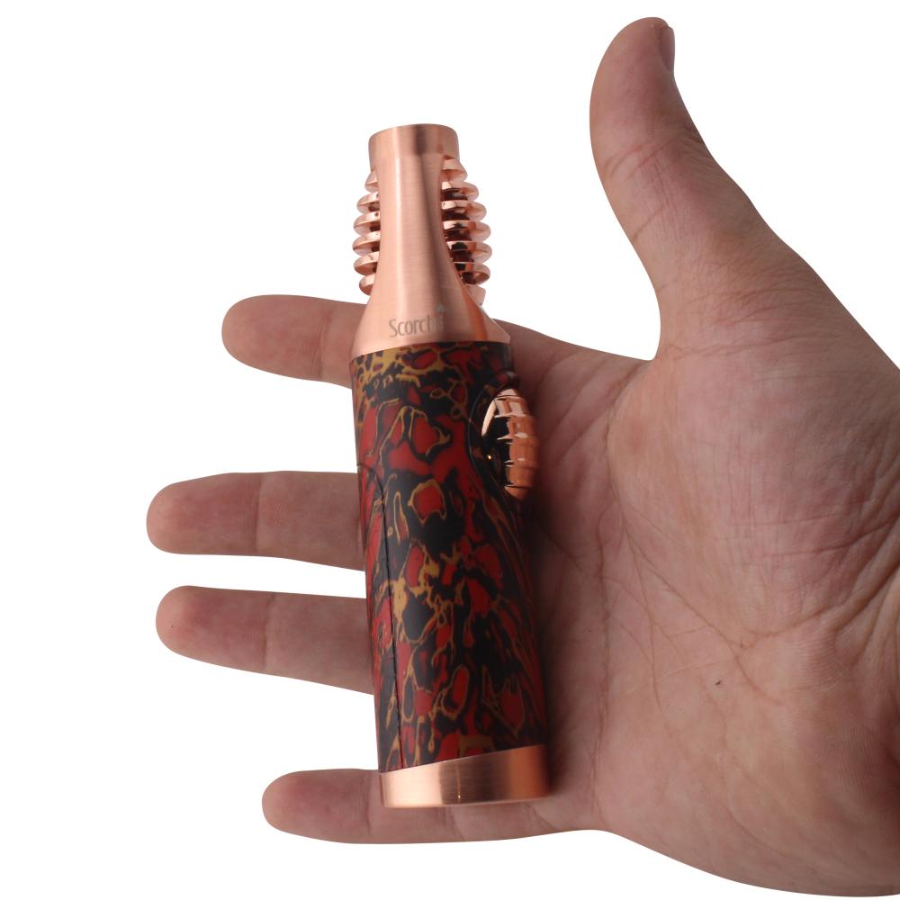 Scorch Vento Precision Torch Lighter Single Flame-Crimson Red