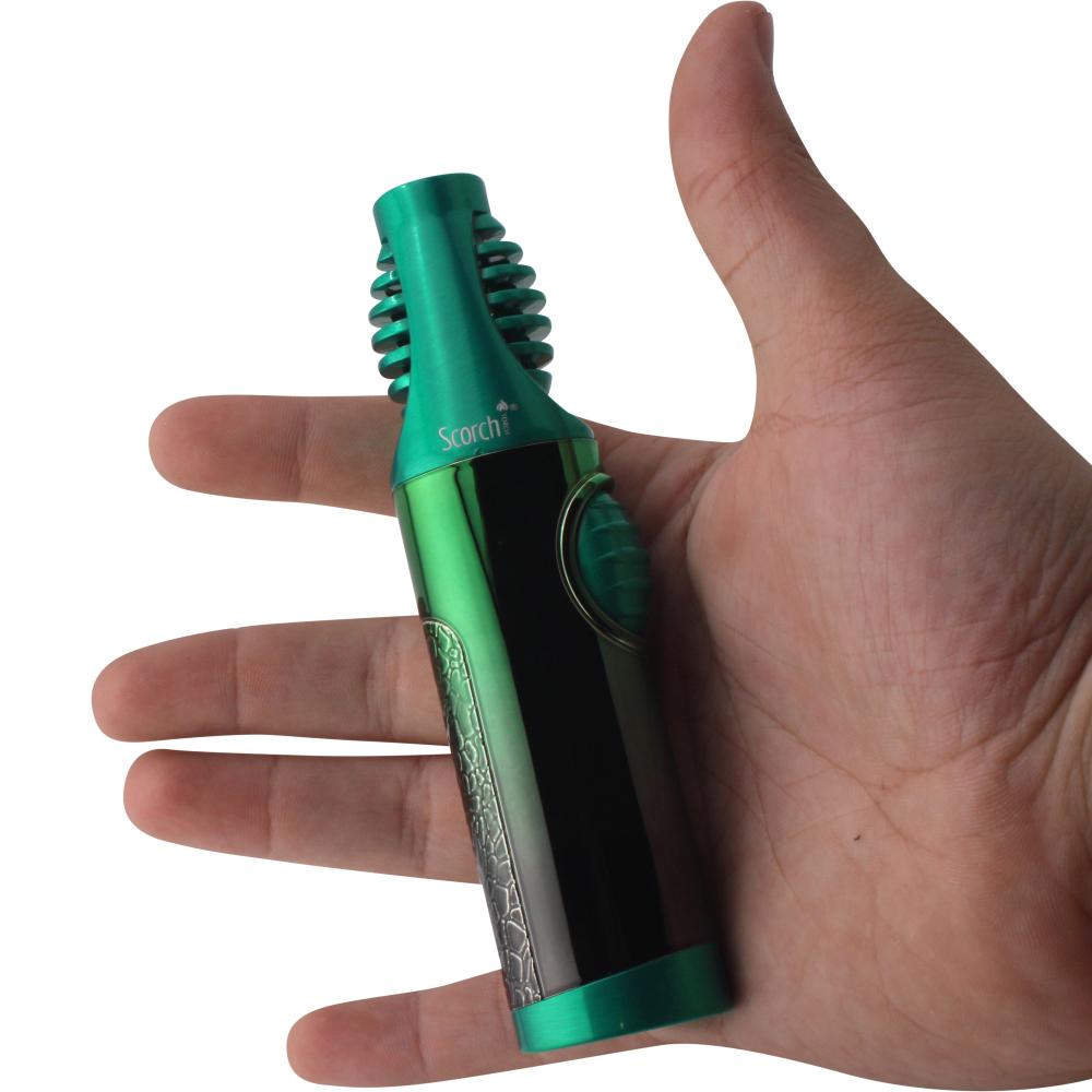 Scorch Vento Precision Torch Lighter Single Flame-Green