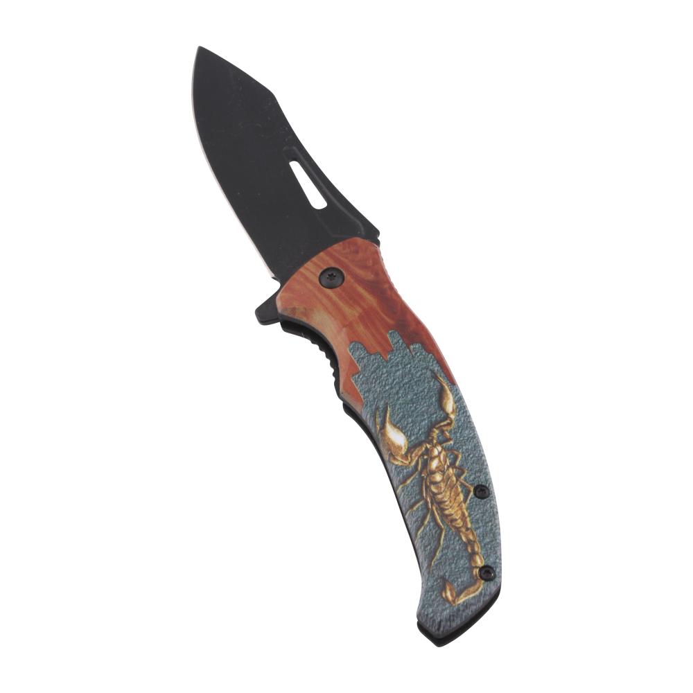 Scorpion N27 Folding Metal Pocket Knife-Black