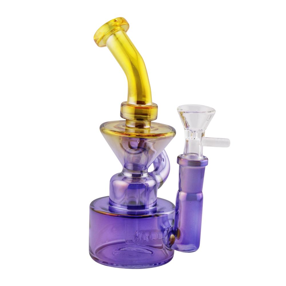 Seafoam Splash Glass Water Pipe