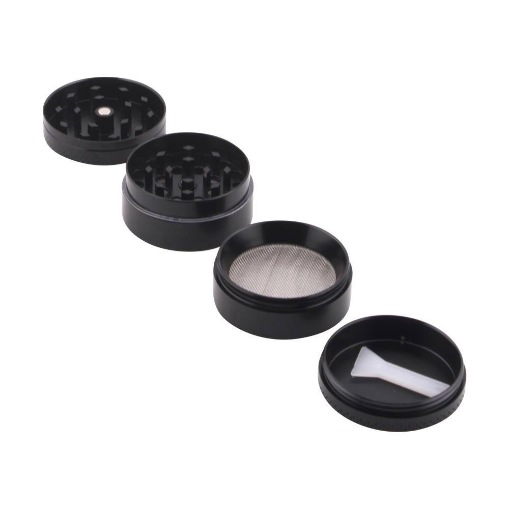 Sharp Stone Small Metal Grinder-4 Piece-Black