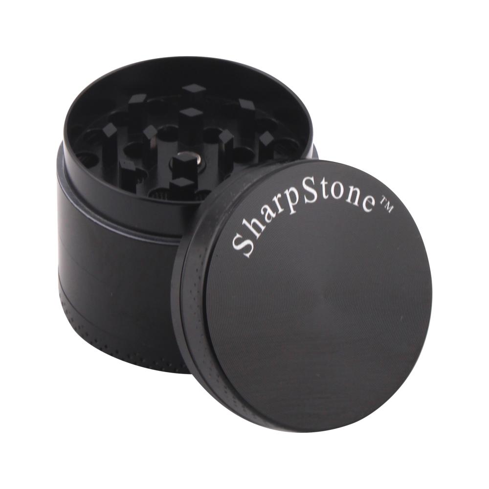 Sharp Stone Small Metal Grinder-4 Piece-Black