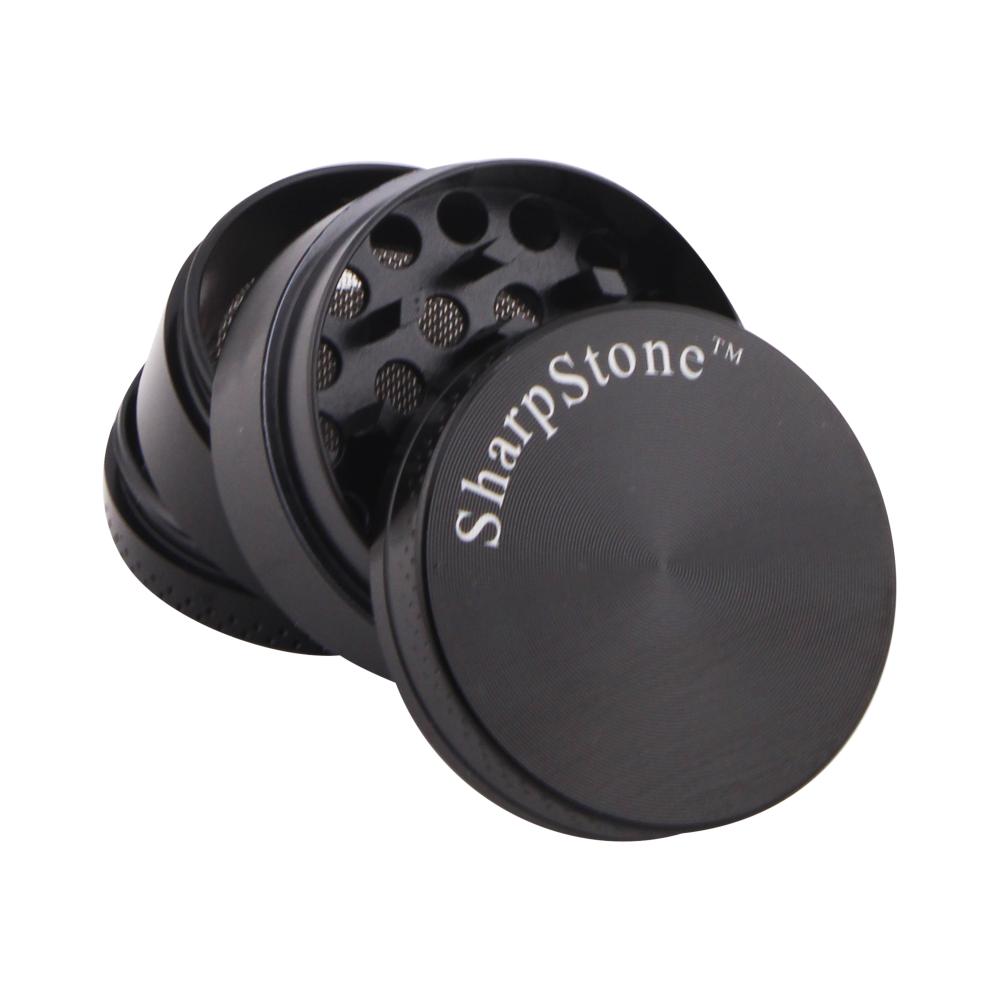 Sharp Stone Small Metal Grinder-4 Piece-Black