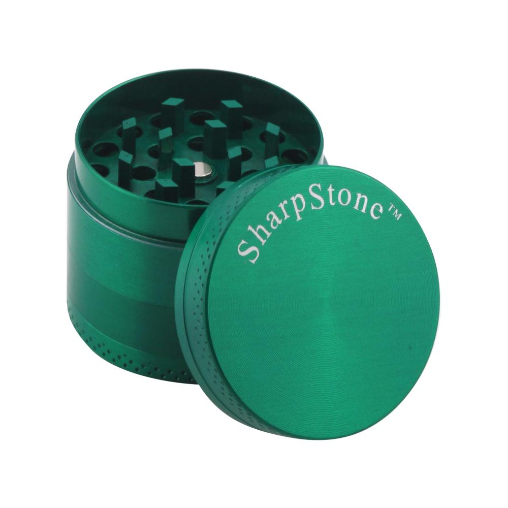 Sharp Stone Small Metal Grinder-4 Piece-Green