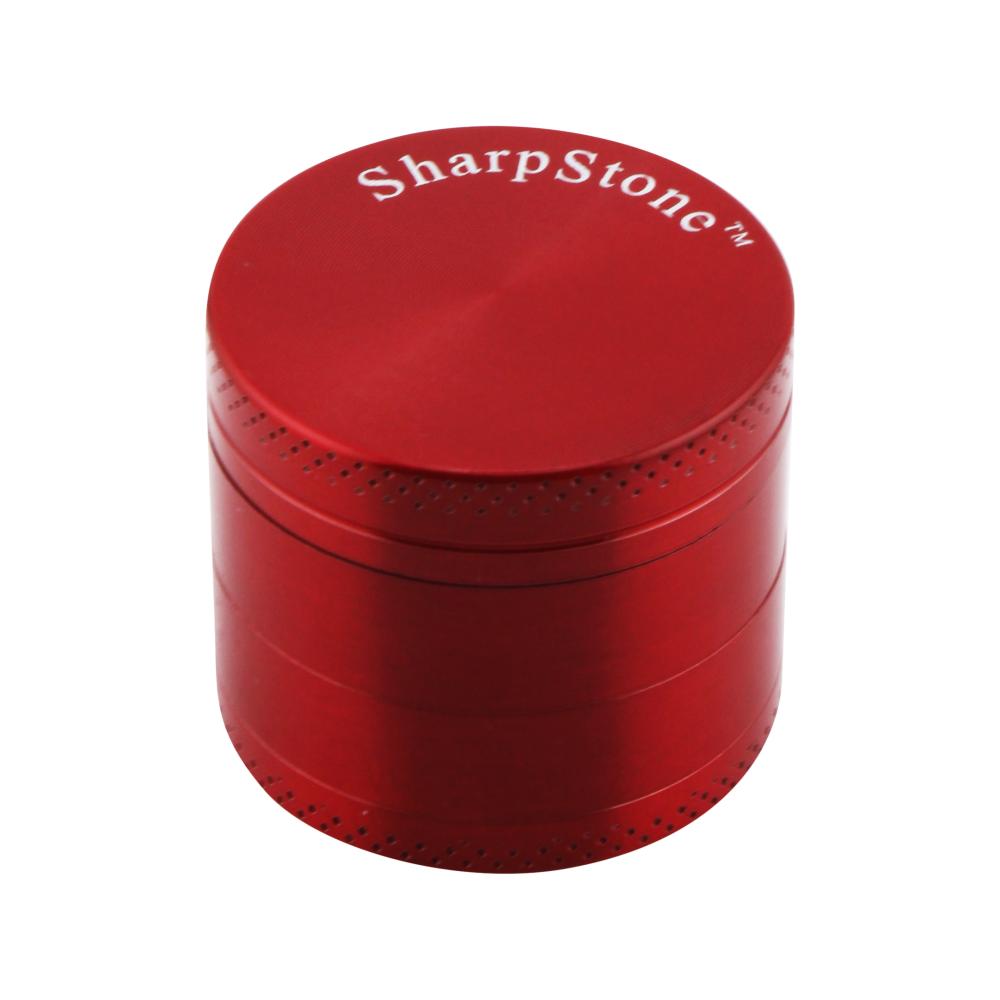 Sharp Stone Small Metal Grinder-4 Piece-Red