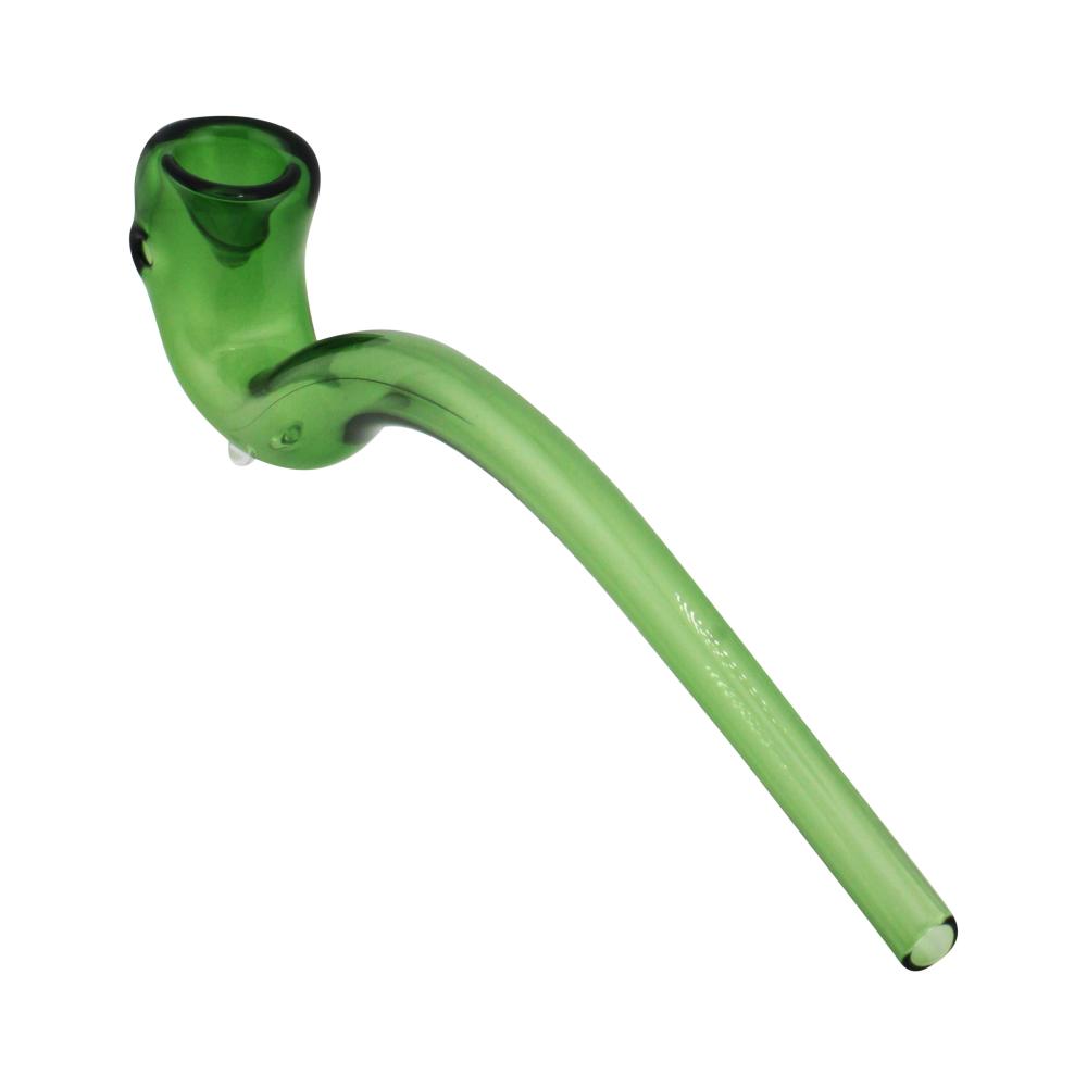 Sherlock Glass Hand Pipe-Green