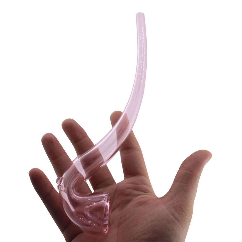Sherlock Glass Hand Pipe-Pink