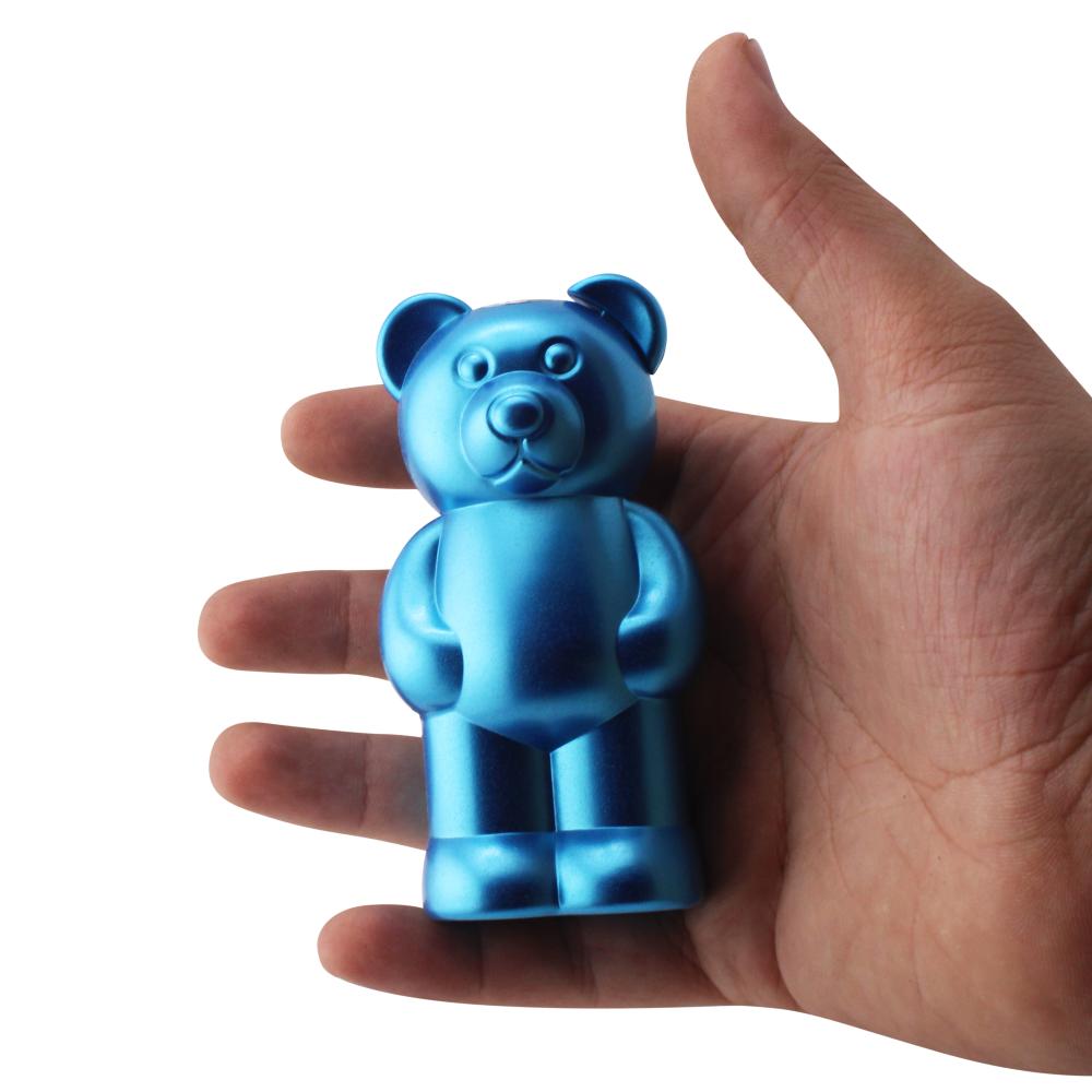 Shiny Bear Single Flame Torch Lighter-Blue