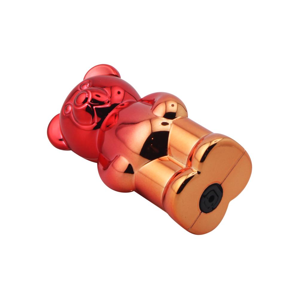 Shiny Bear Single Flame Torch Lighter-Red and Orange