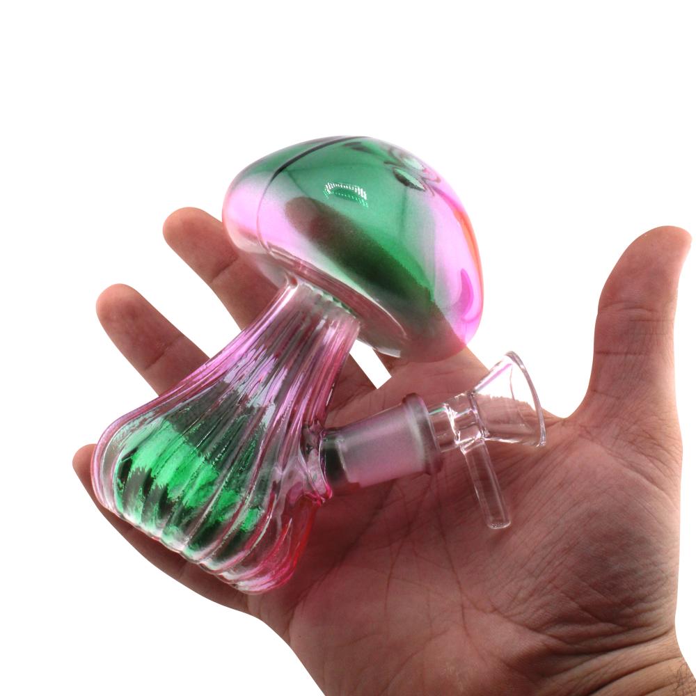 Shroom Bloom Glass Water Pipe-Pink