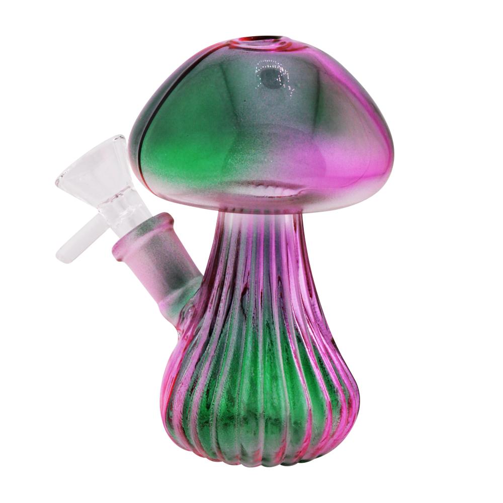 Shroom Bloom Glass Water Pipe-Pink