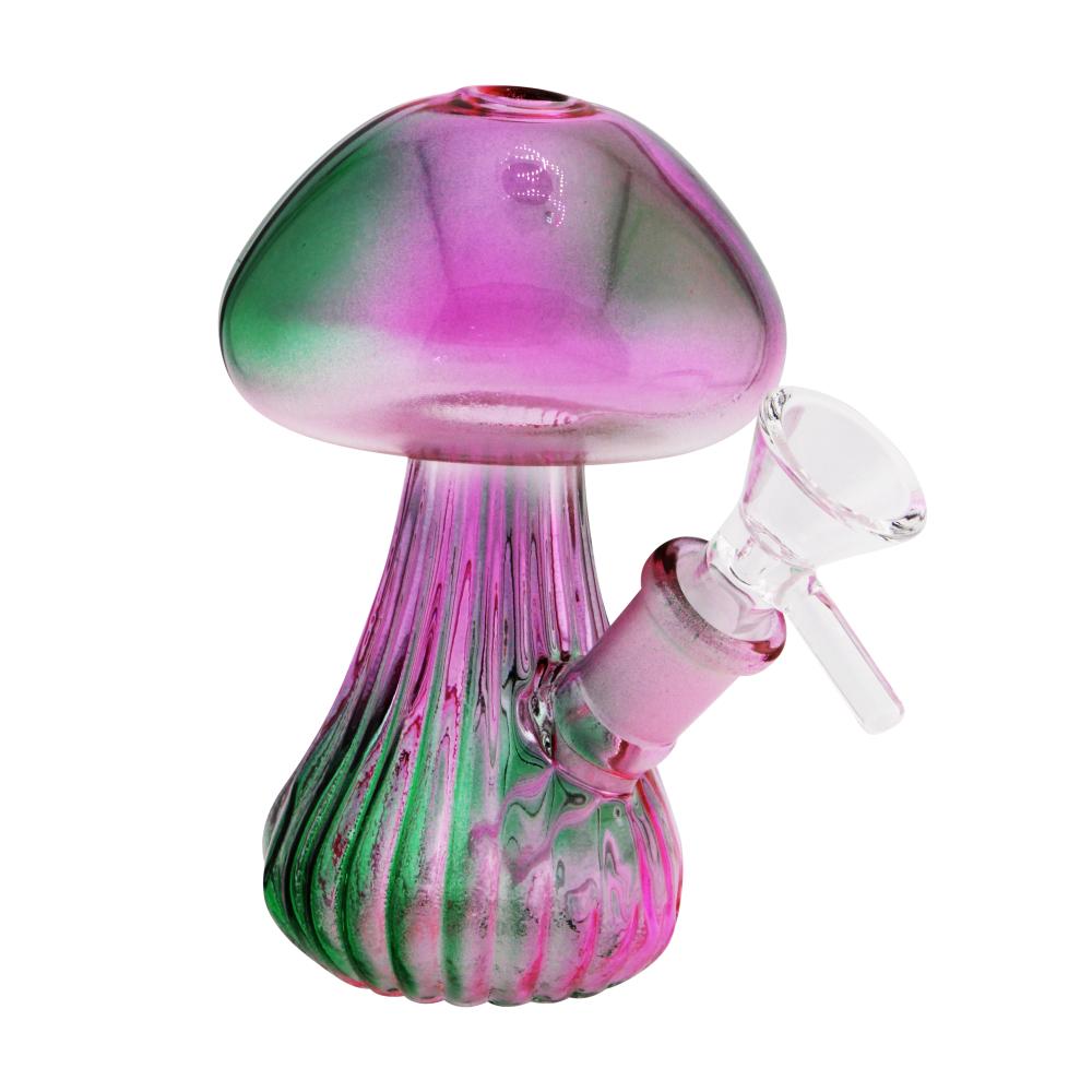 Shroom Bloom Glass Water Pipe-Pink