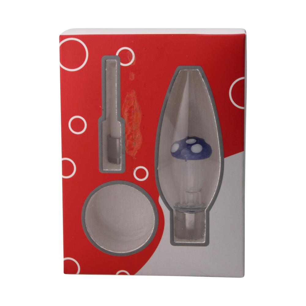 Shroom Small Glass Nectar Collector-Blue