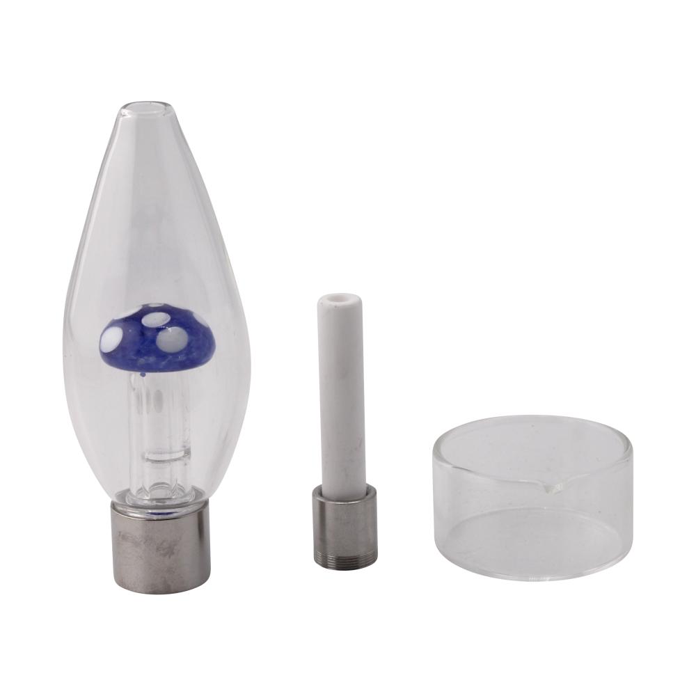 Shroom Small Glass Nectar Collector-Blue