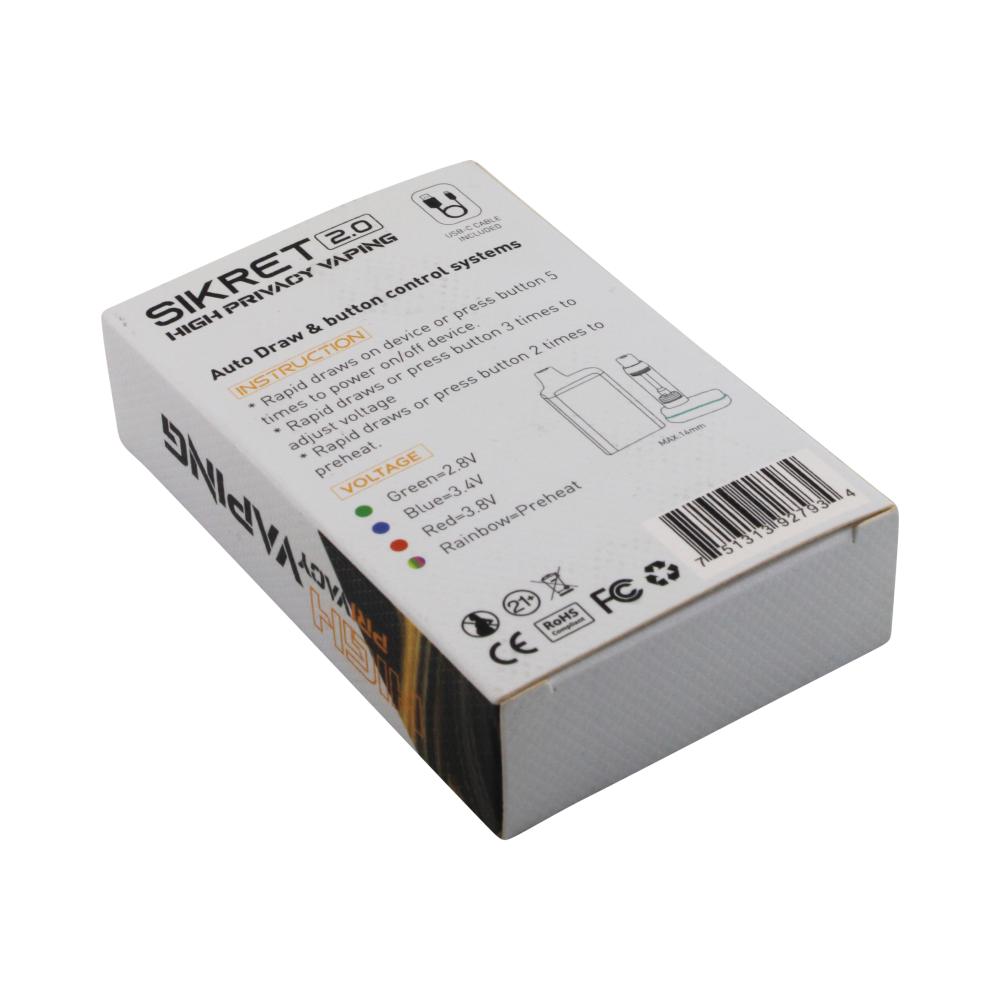 Sikret 2.0 High Privacy Battery-Orange