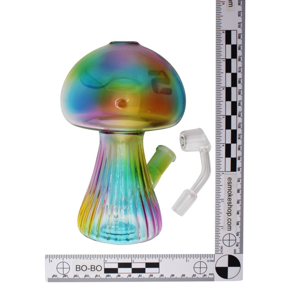 Silo Glass Water Pipe-Rainbow
