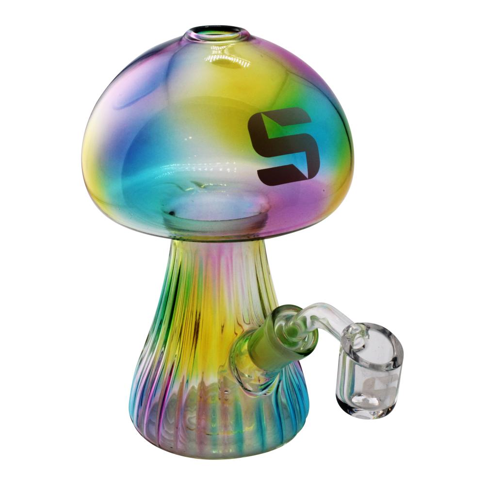 Silo Glass Water Pipe-Rainbow