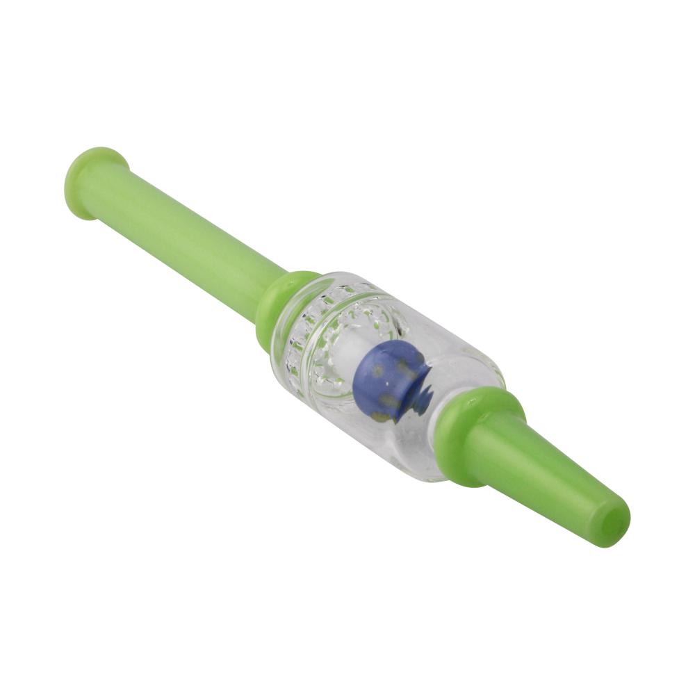 Small Mushroom Glass Nectar Collector-Green