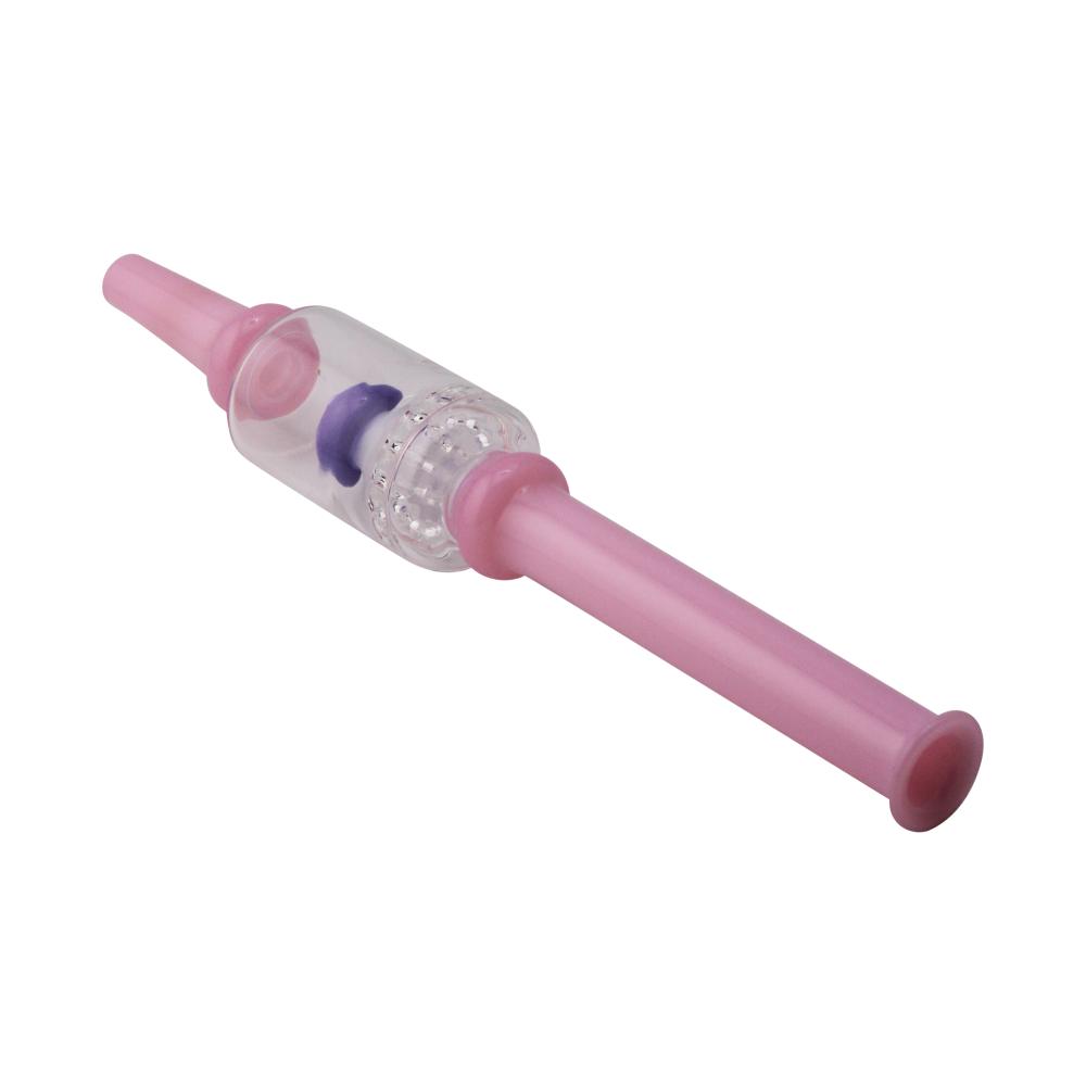 Small Mushroom Glass Nectar Collector-Pink