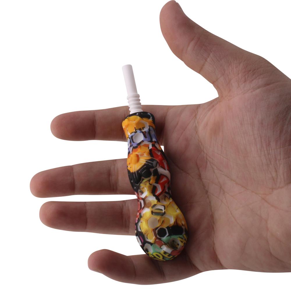 Small Silicone Nectar Collector-Black Mix