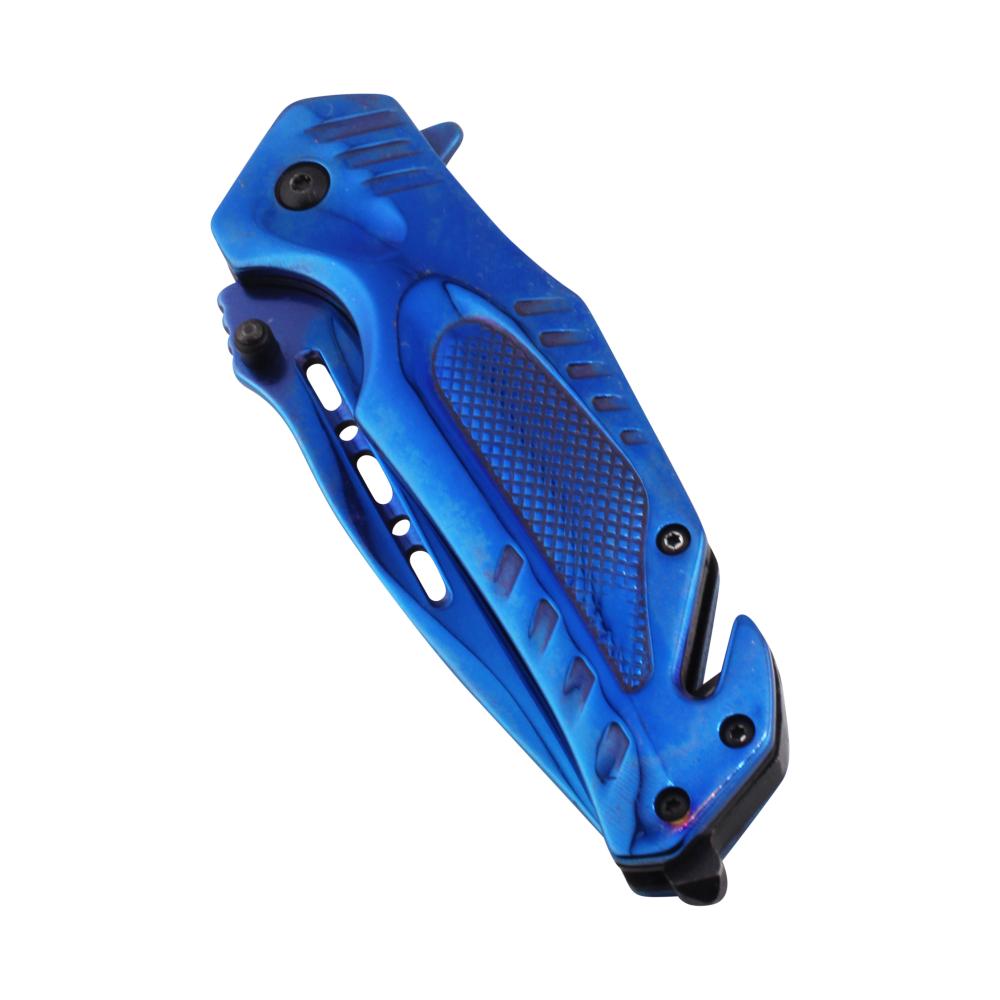 Snake Eye N12 Folding Metal Pocket Knife-Blue