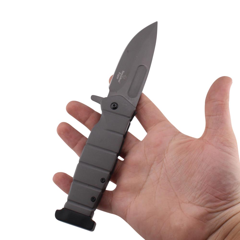 Snake Eye N23 Folding Metal Pocket Knife-Gray