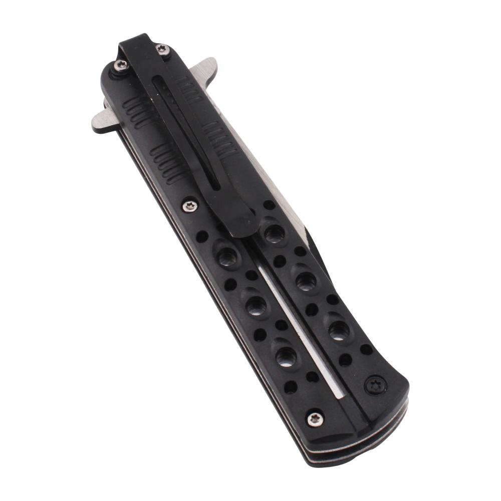 Snake Eye Tactical N42 Folding Metal Pocket Knife-Black