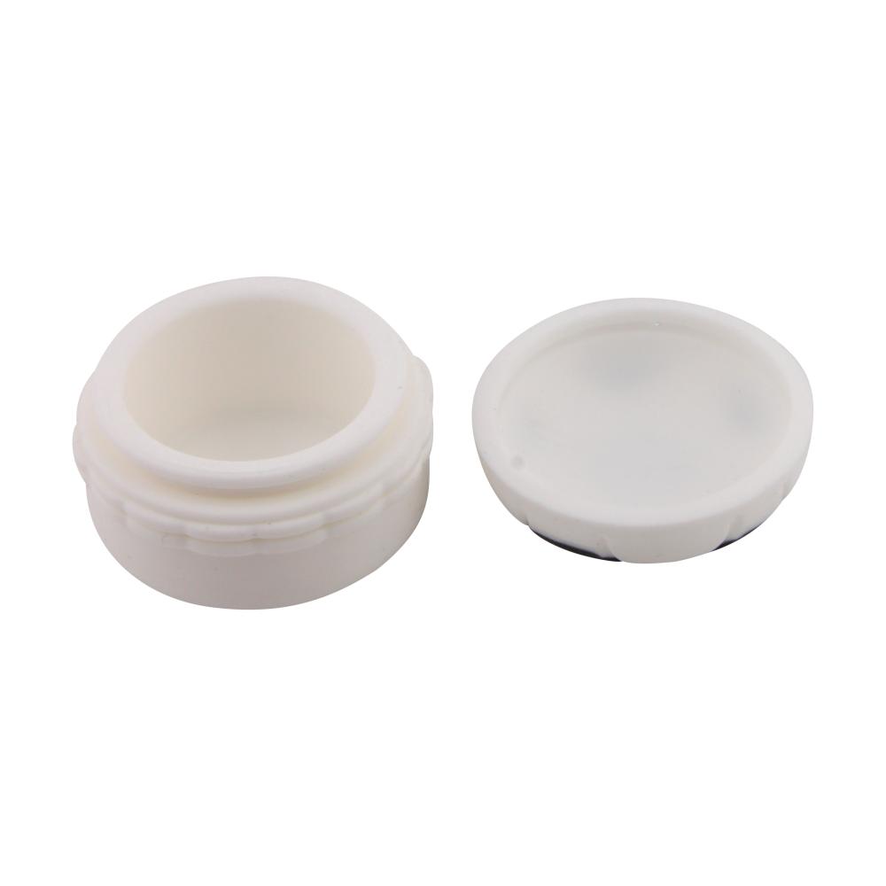 Soccer Ball Medium Silicone Container-2 Piece-White